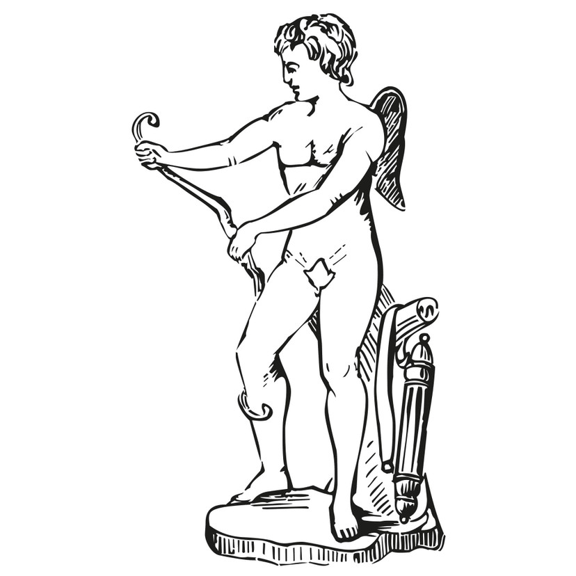Wallsticker Cupidus