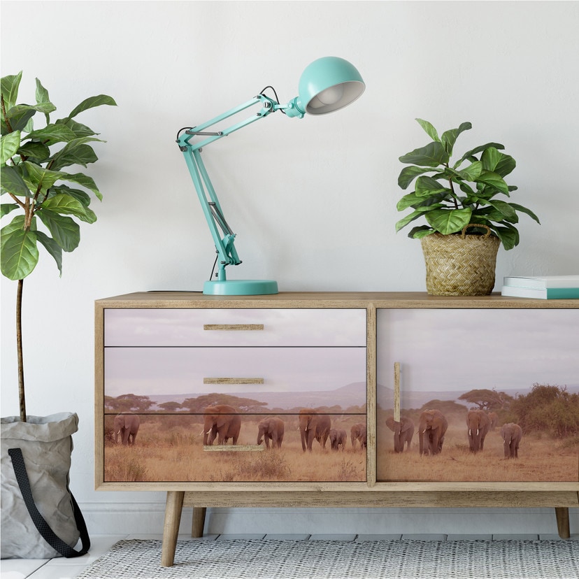 Wallprint W - Elefantenherde