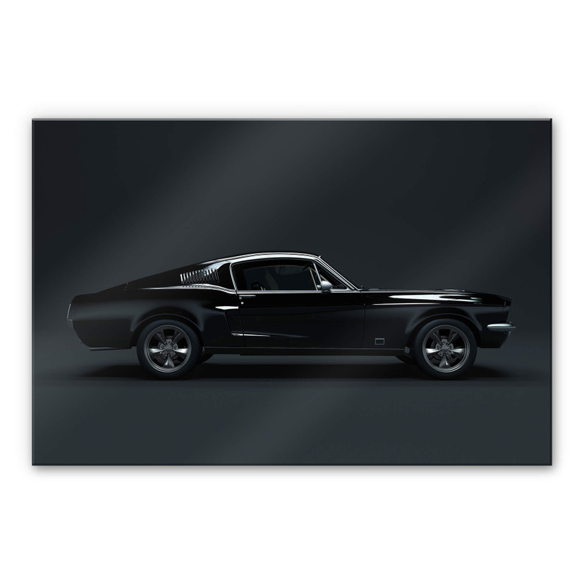 Akrylbillede i glas - Muscle Car