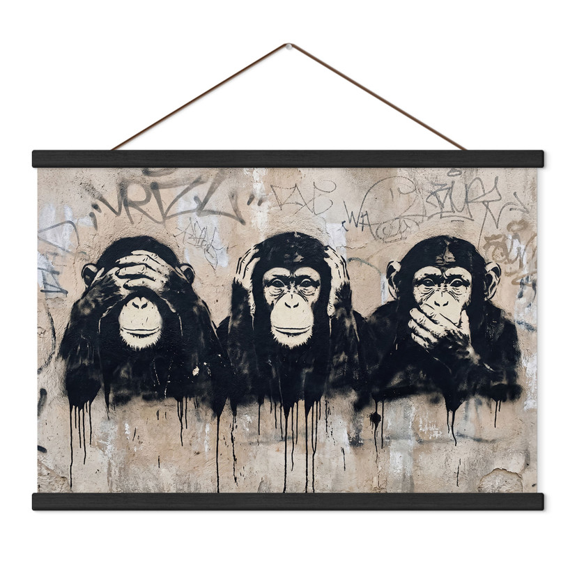 Tekstil plakat Tre Aber Streetart Graffiti - Magnusson