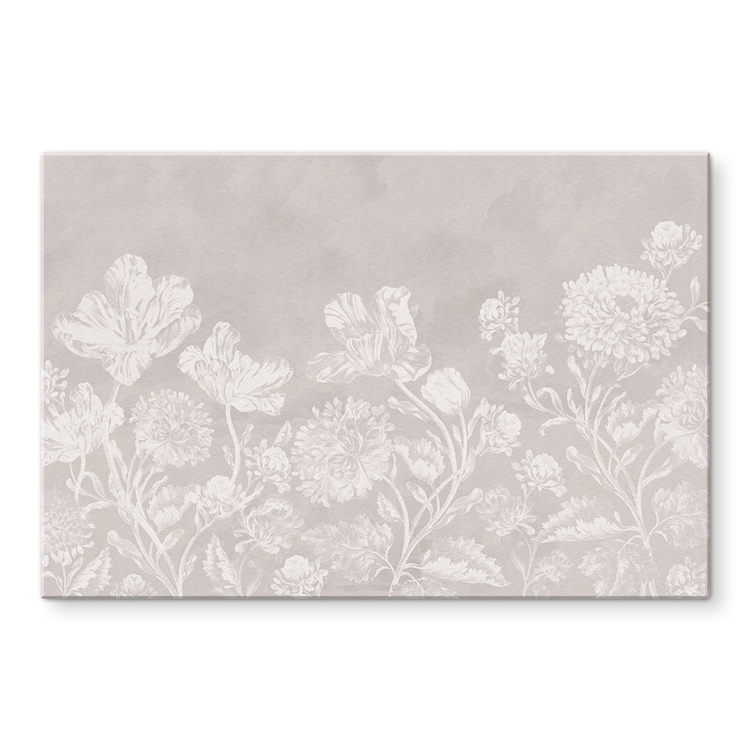 Akrylbillede Wildflowers i kridtlook Beige - Bloomery Decor