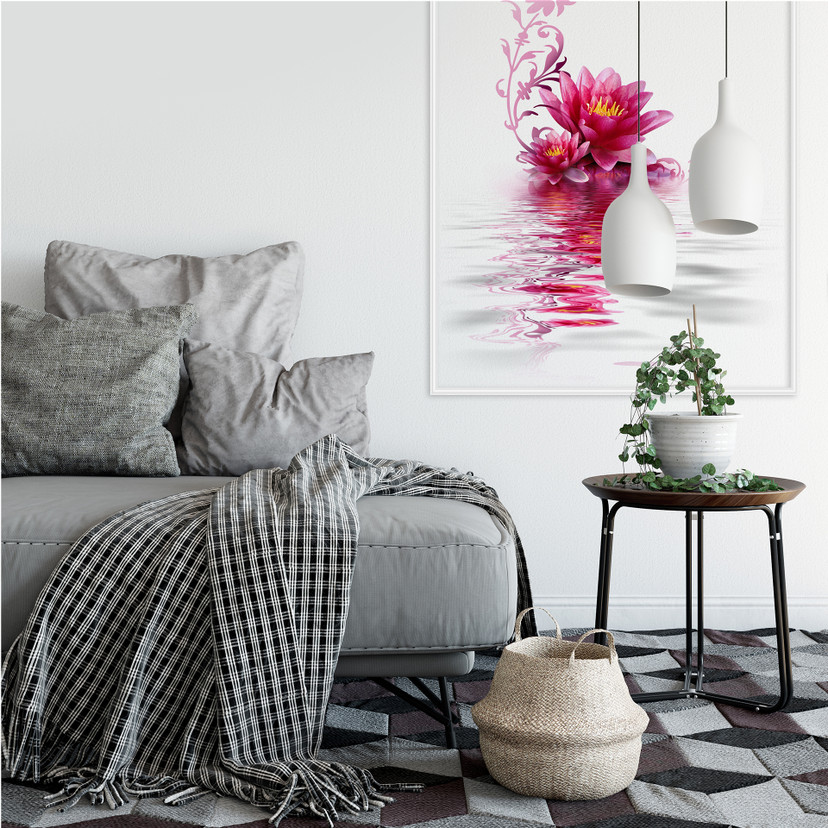 Poster autocollant - W - Magie des Fleurs