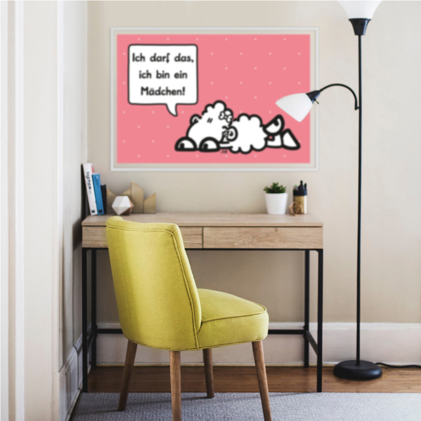 Wallprint W - sheepworld Worthelden Mädchen