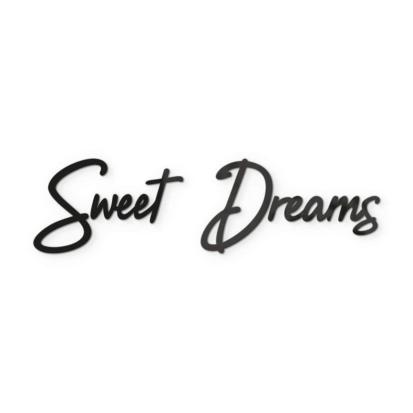 Akrylowa dekoracja z napisem 3D Sweet Dreams
