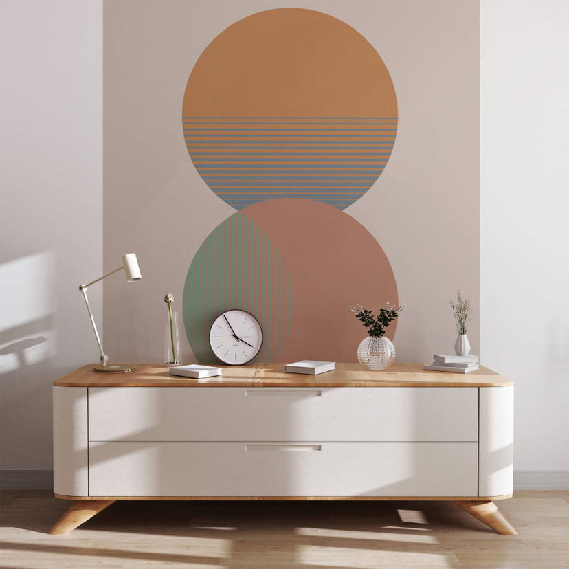 Papier peint photo Orara Studio -Soleil et lune