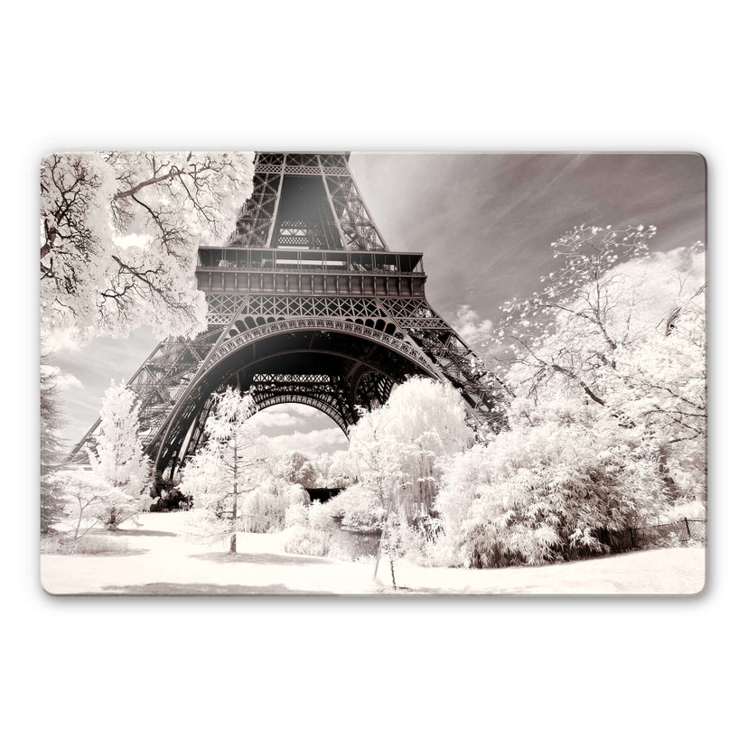 Tableau en verre Hugonnard - Winterfeeling in Paris