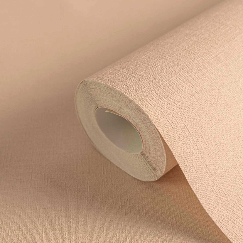 beige A.S. Creation glat tapet moderne non-woven tapet let struktureret mat