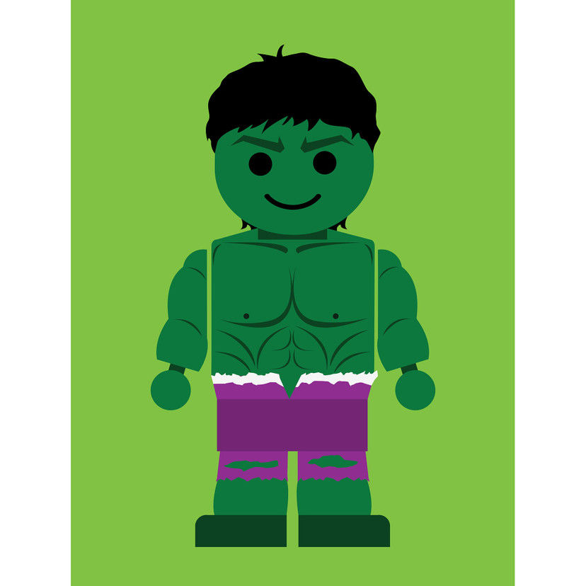 Fototapet - Gomes - The Hulk legetøj