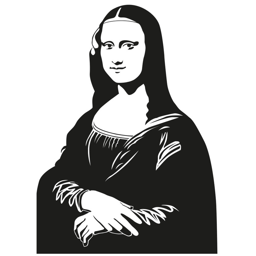 Wallsticker Mona Lisa