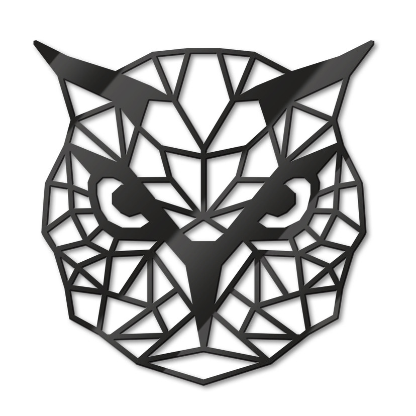 Akrylowa dekoracja Sowa origami