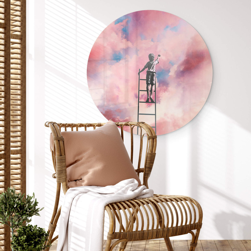 Glasbillede - Taudalpoi - Painting Clouds