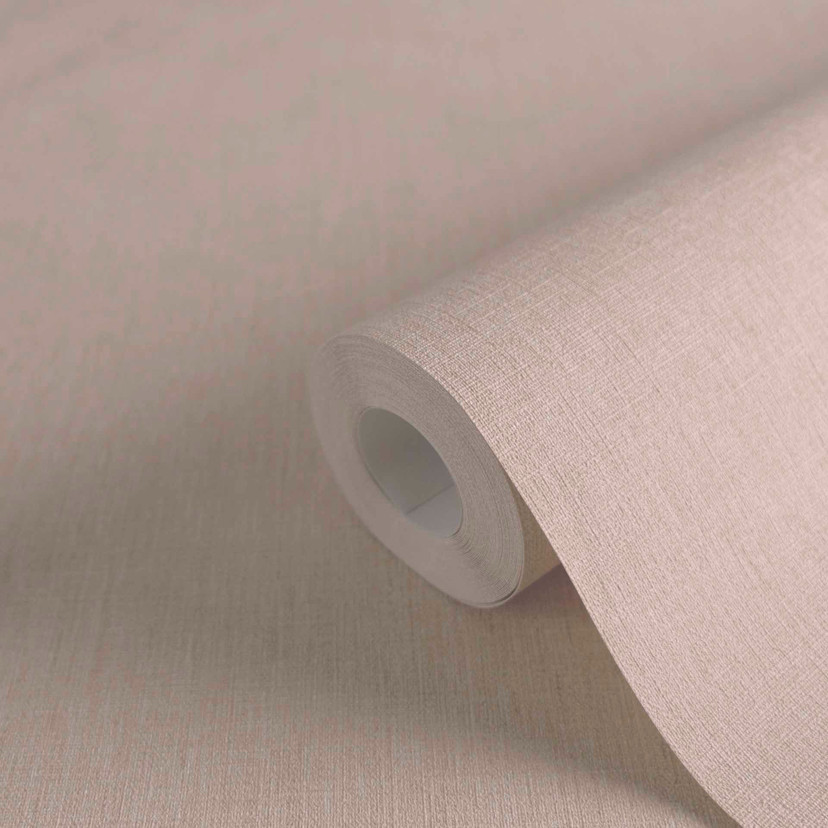 Papel pintado no tejido de color topo - elegante papel pintado liso de textura fina para interiores