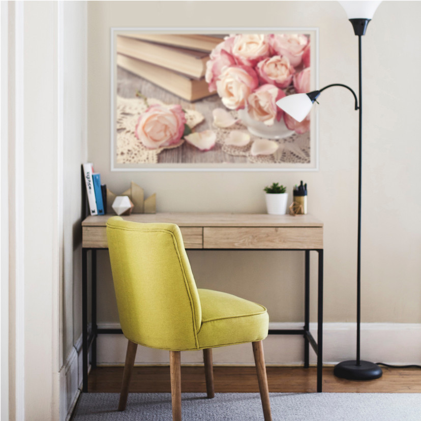 Zelfklevende Poster - Pink Roses