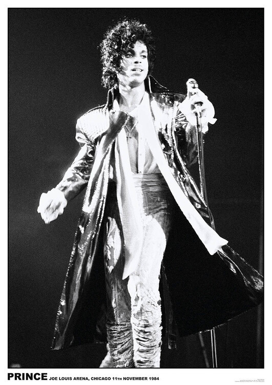 Plakat Prince - Joe Louis Arena, Chichago, Plakat (59,4 x 84,1 cm)