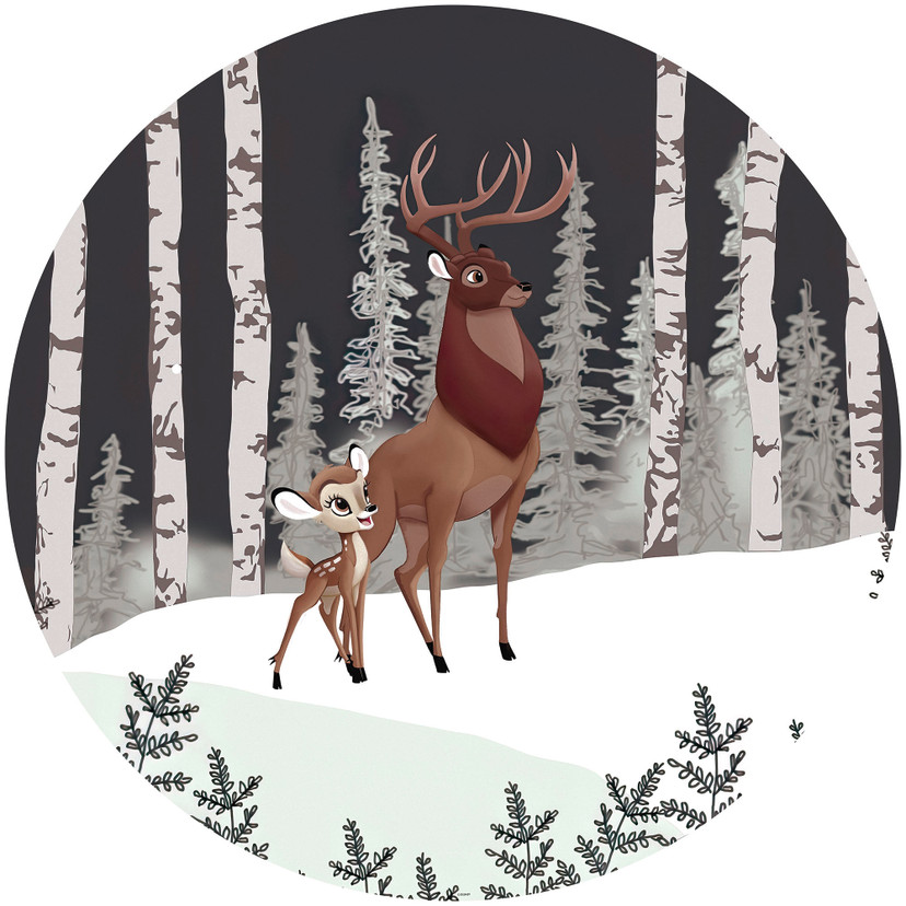 Selvklæbende tapet - Bambi Big Prince - 125 x 125 cm