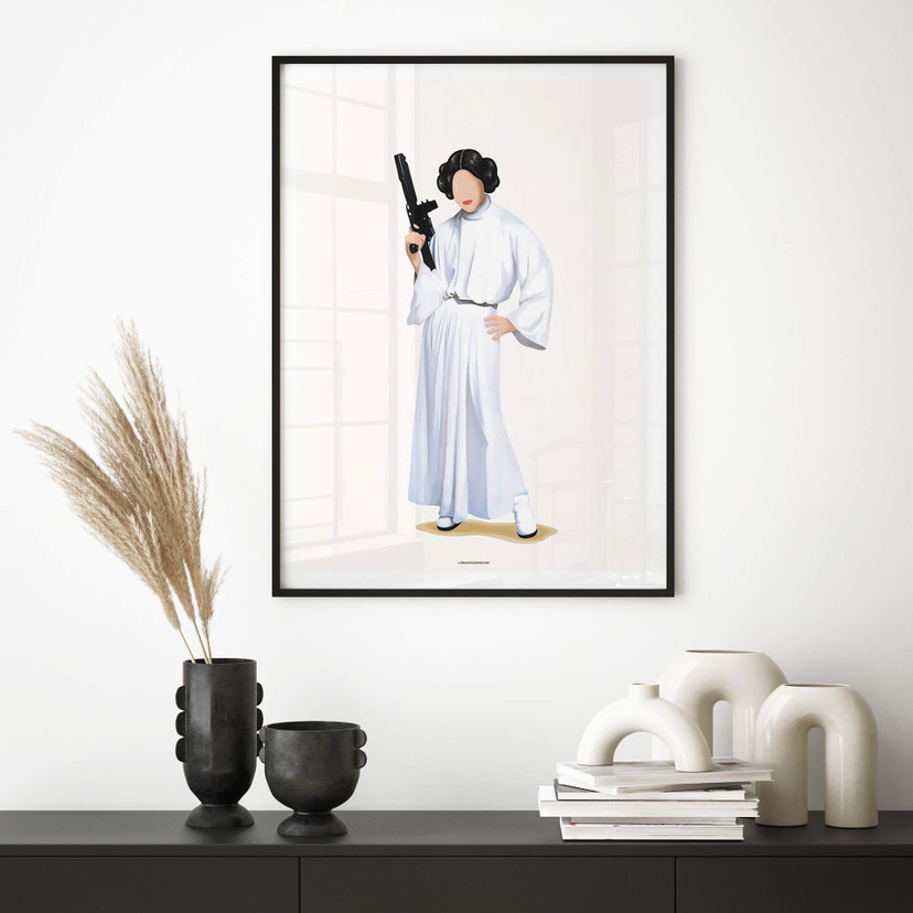 Plakat Tohmé - Leia