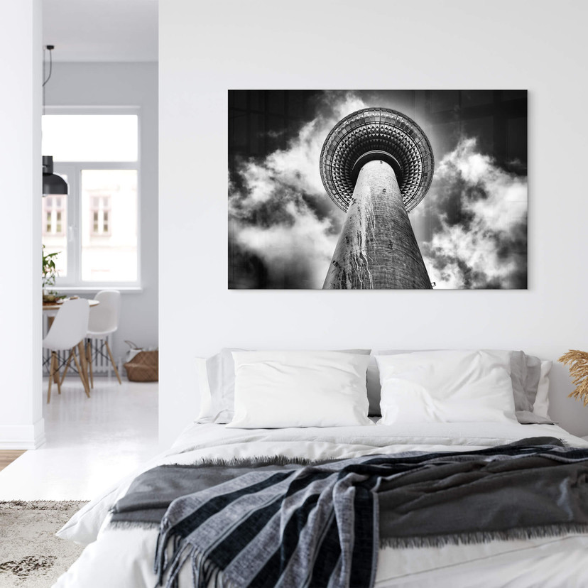 Akrylbillede Brun - Berlin TV Tower
