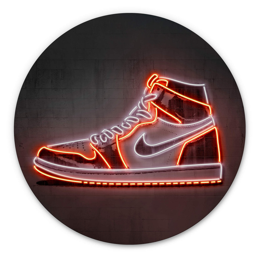 Alu-Dibond Mielu - Sneaker - Rund