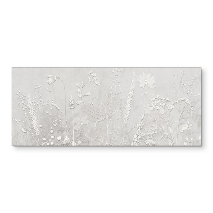 Witte Keukenachterwand met planten in een modern ontwerp - Ms Tiff