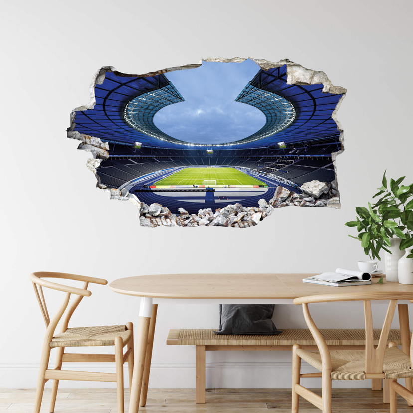 3D Wandtattoo Hertha BSC Blaues Olympiastadion