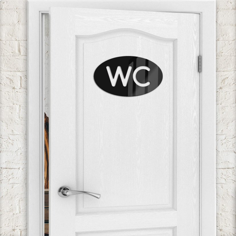 Akrylowa dekoracja WC