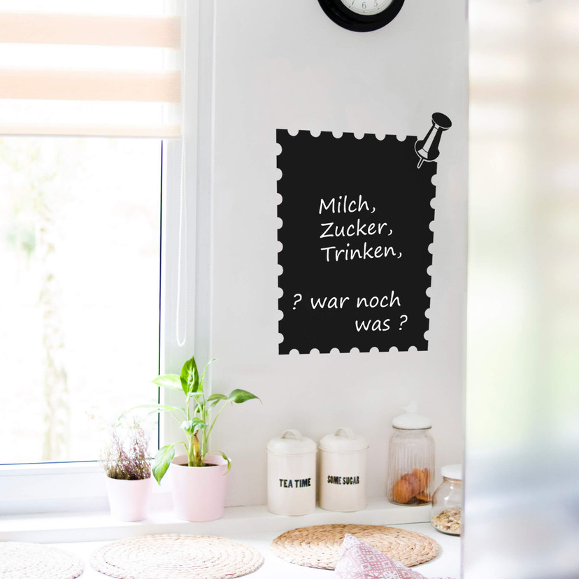 Wallsticker Tavle film - Note