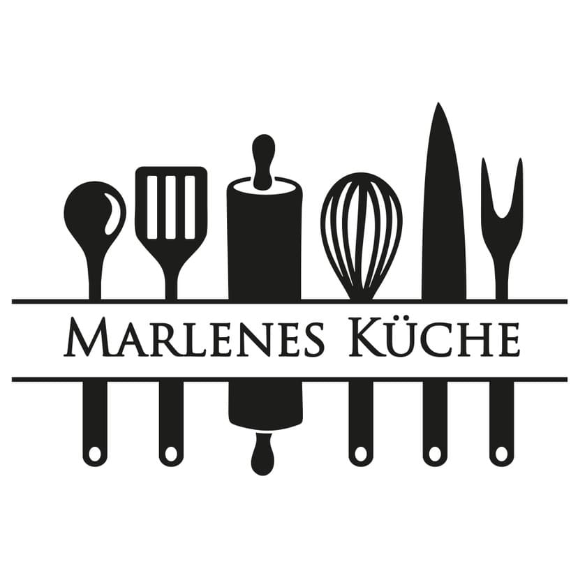 Wandtattoo + Name Küche
