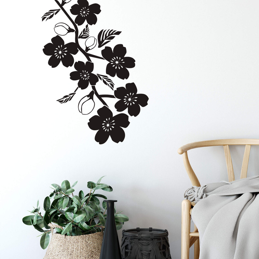 Wallsticker Kirsebær Blomst