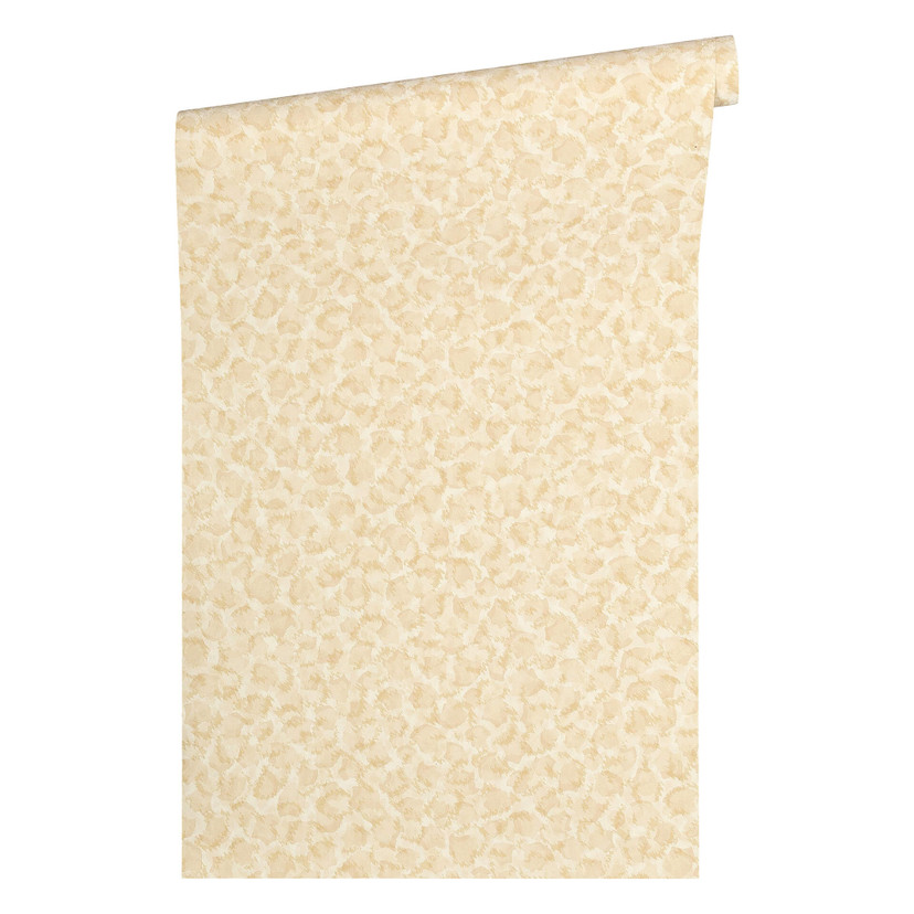 Versace fleecetapet Vasmara leopardtapet beige, bronze, creme