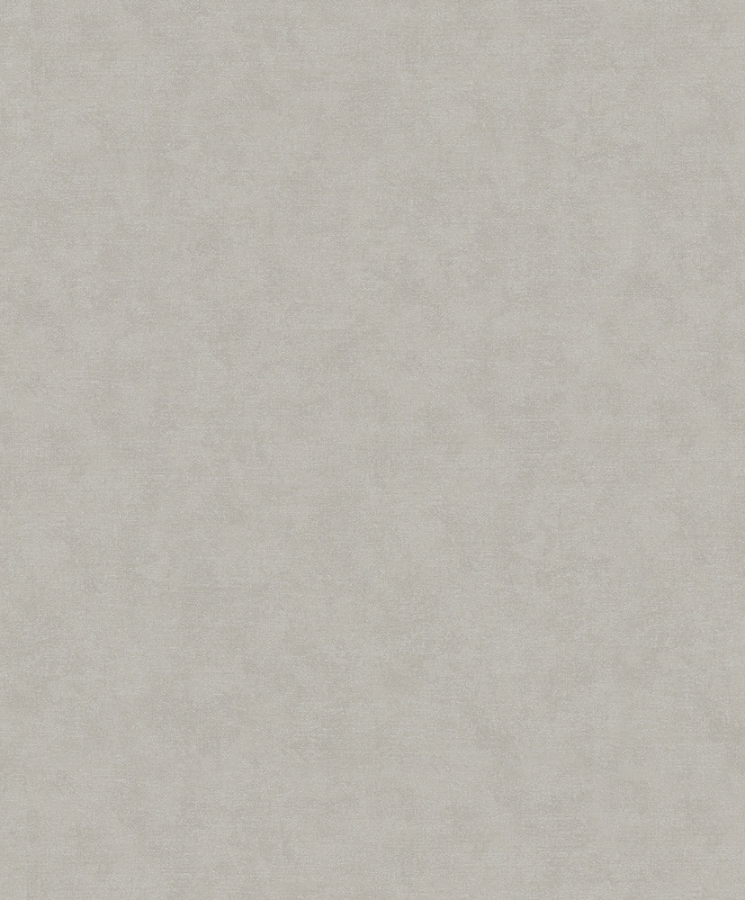 Non-woven tapet med moderne monokromt look og tekstur i grå, beige ensfarvet