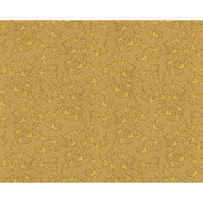 Versace Tapet Barocco Blomster Beige, Cream, Metallisk