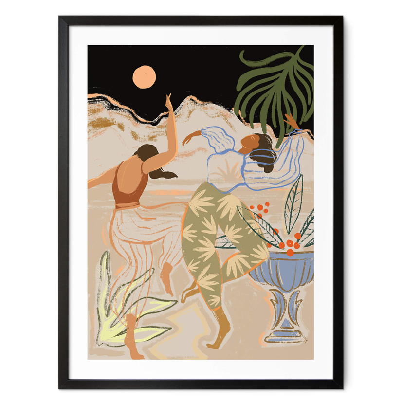 Poster Arty Guava - Tanzen im Mondlicht