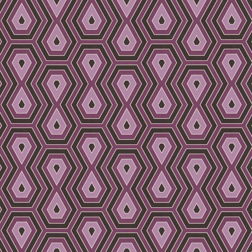 Architects Paper Jungle Chic - Papier peints rétro/vintage, violet