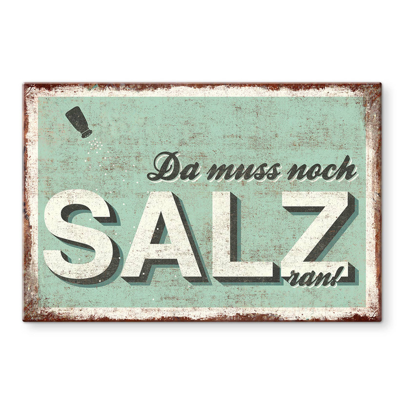 Spritzschutz Da muss noch Salz ran
