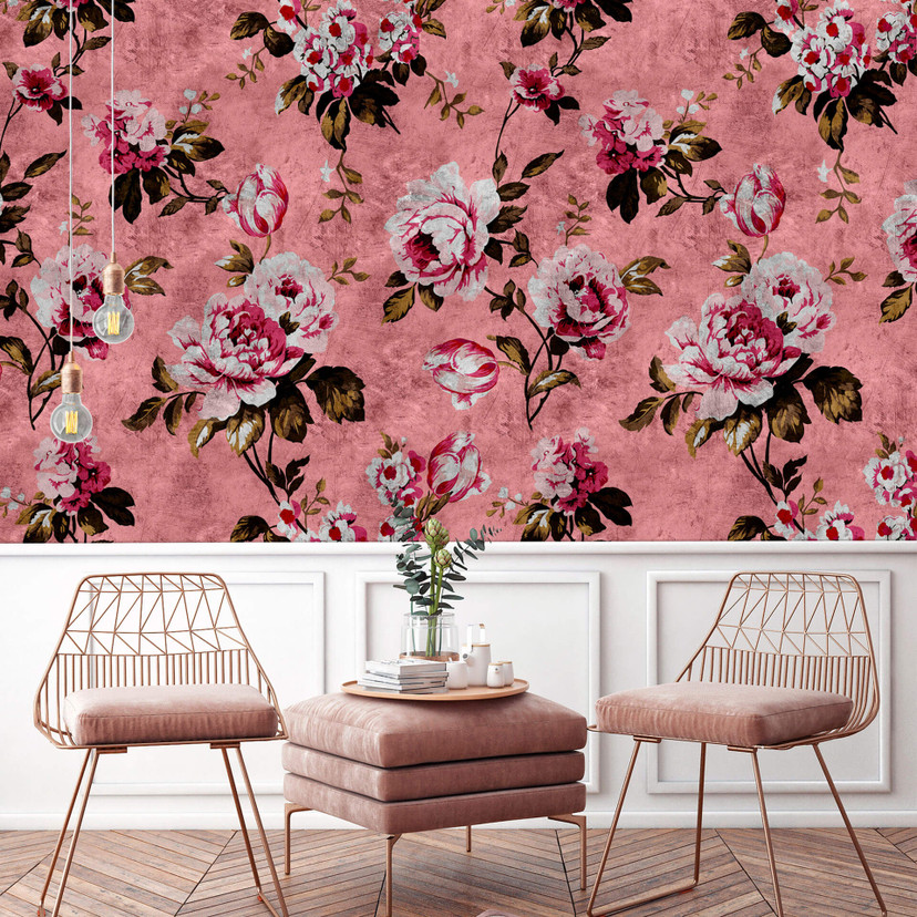 Livingwalls Fototapet Walls by Patel 2 wild roses 4