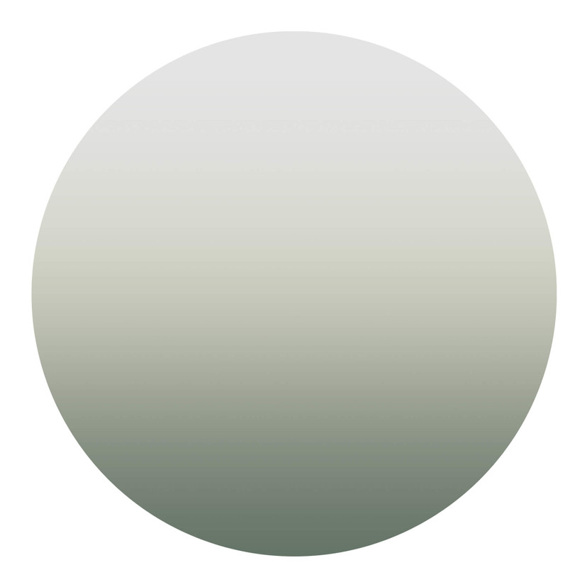 Sticker mural Ombre - Olive - Rond