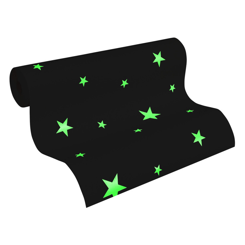 A.S. Création ikke-vævet tapet il Decoro tapet Uni - Glow in the dark