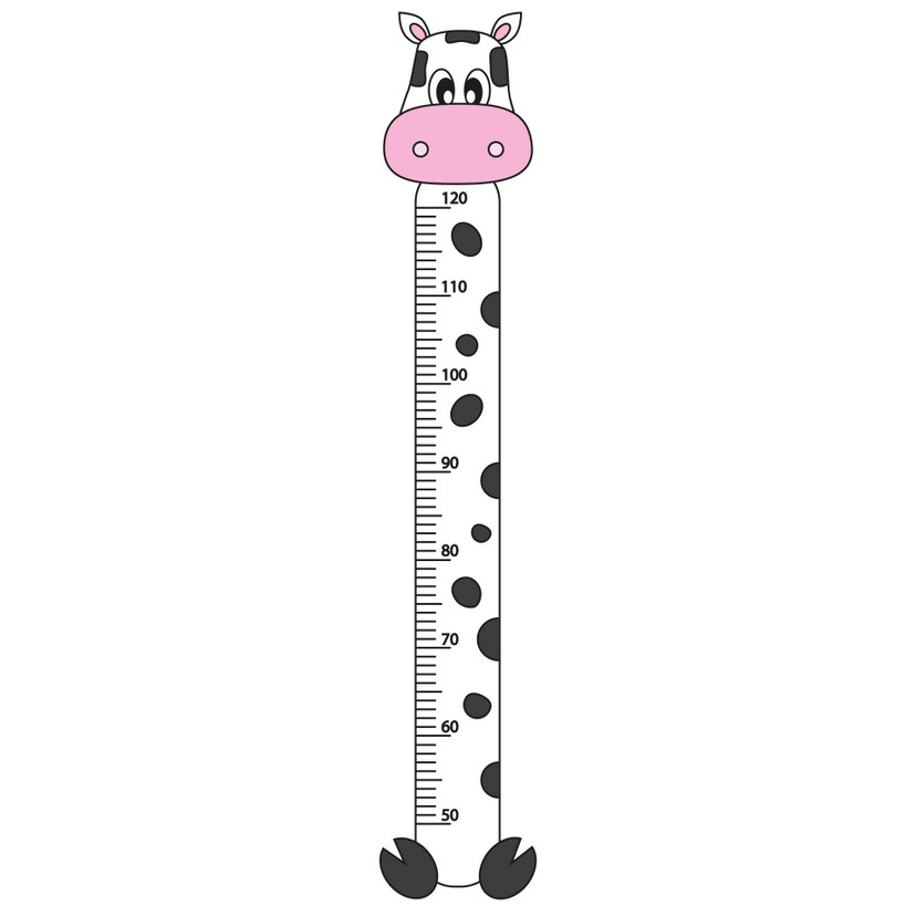 Sticker mural - Toise vache
