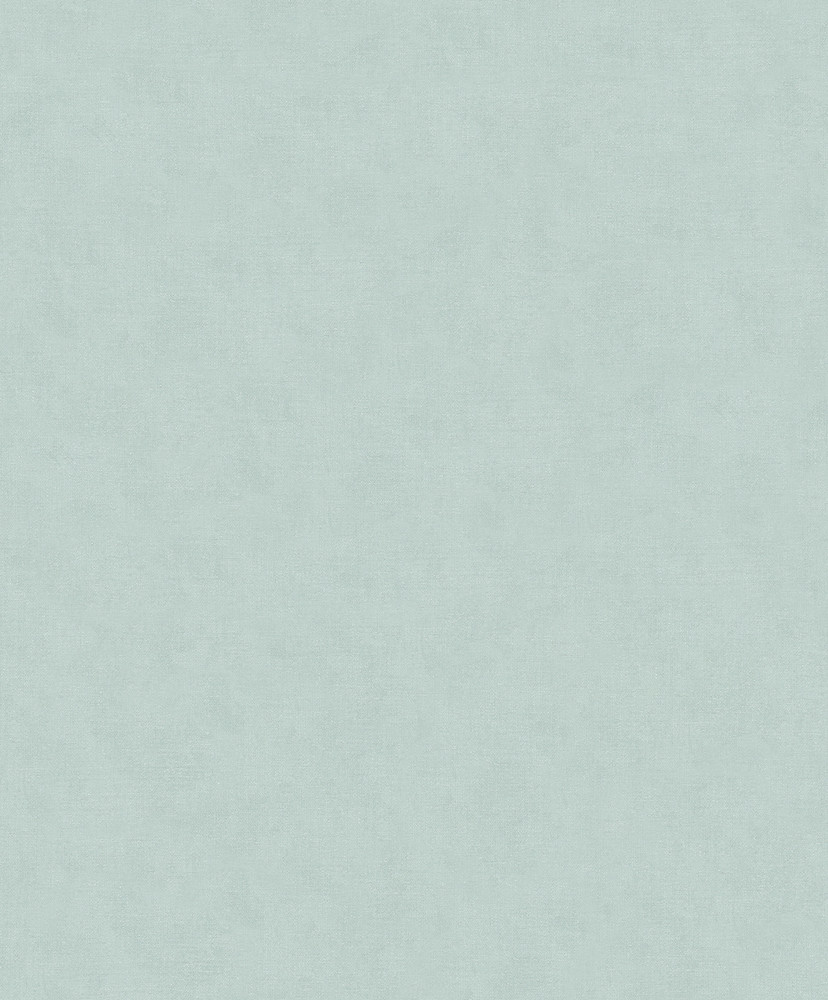 Non-woven tapet med moderne monokromt look og tekstur i ensfarvet turkis