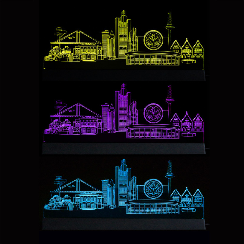 LED Skyline Eintracht Frankfurt