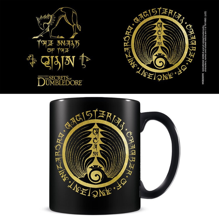 Krus, keramikkrus Fantastic Beasts: The Secrets of Dumbledore - Qilin Gold