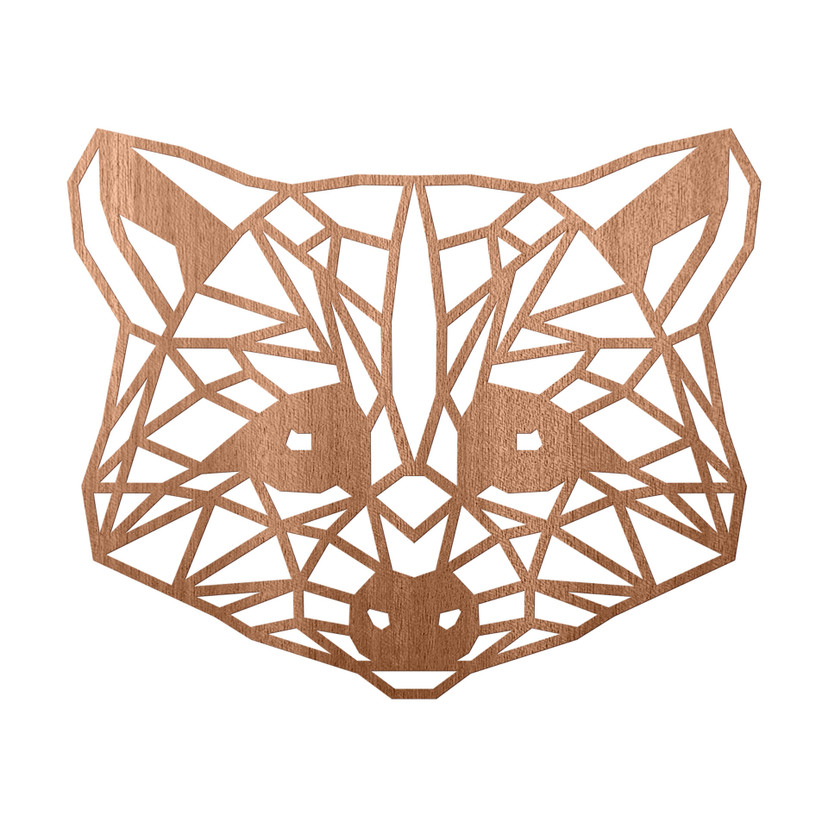 Drewno artystyczne mahoń - Szop origami