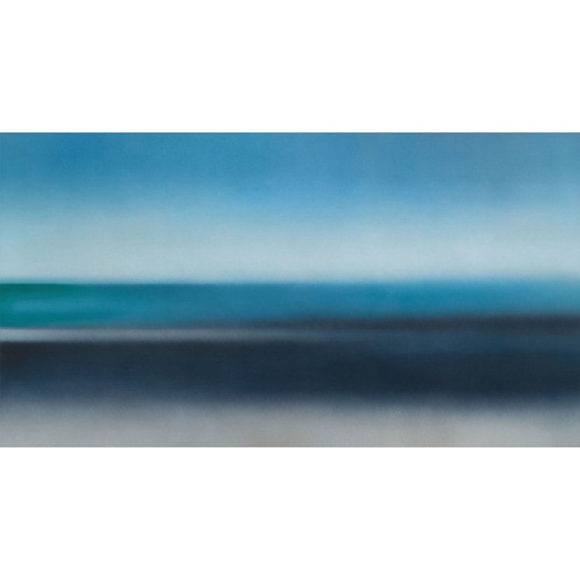 Papier Peint Photo Rotko Veil - Horizon Bleu - Sir Edward x Grigory Gladarev