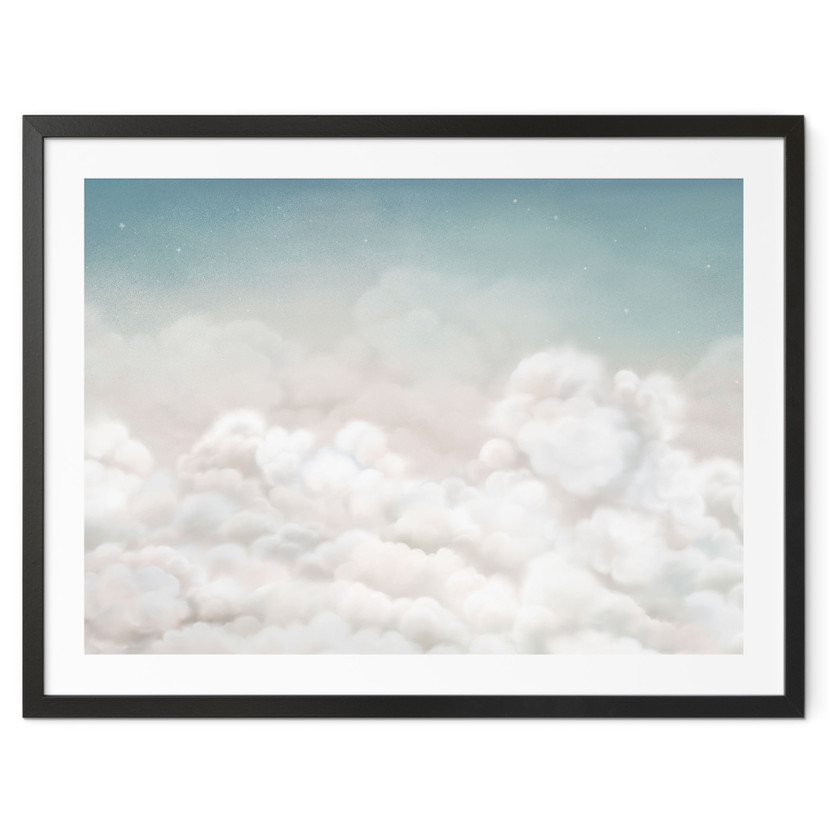 Poster Nuages Paisibles - Oliver Robins