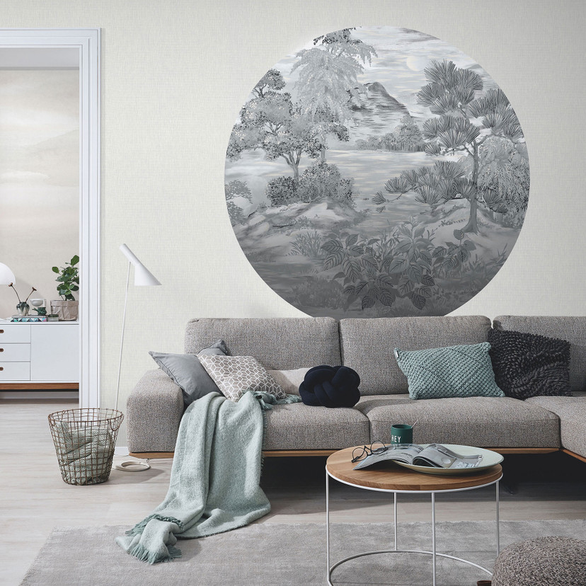 Cyfrowa tapeta Fujiyama w formacie 1,4 m x 1,4 m Fashion for Walls 4 autorstwa Guido Maria Kretschme