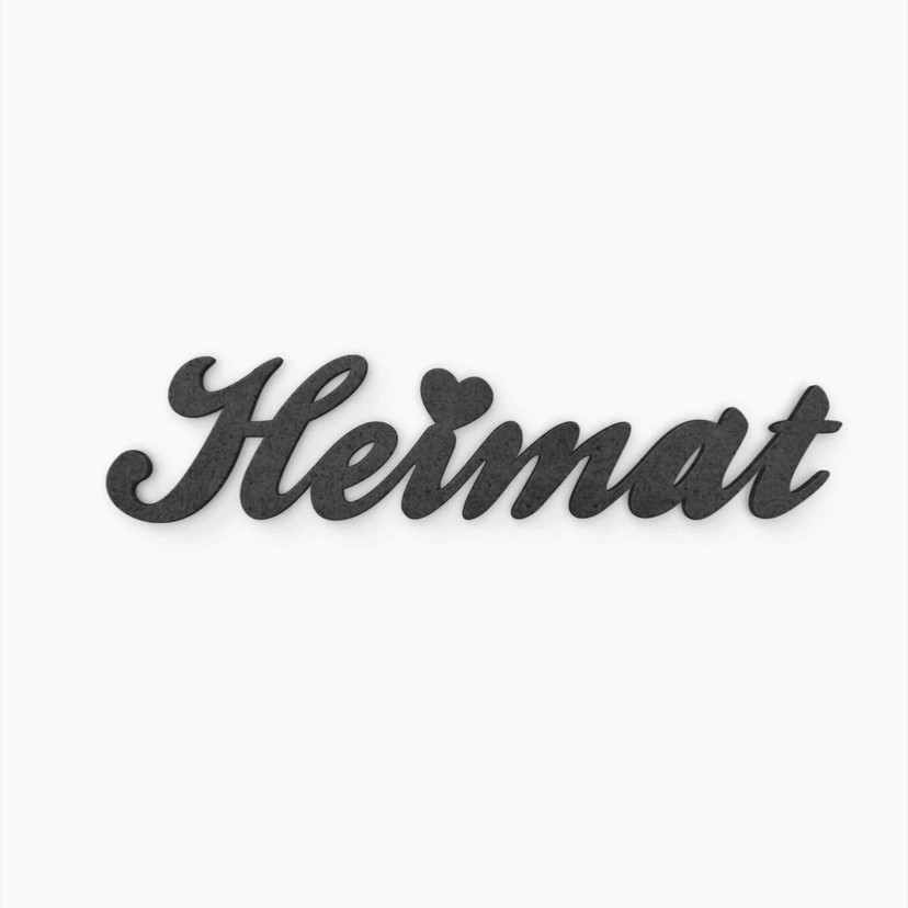 MDF bogstaver - Heimat