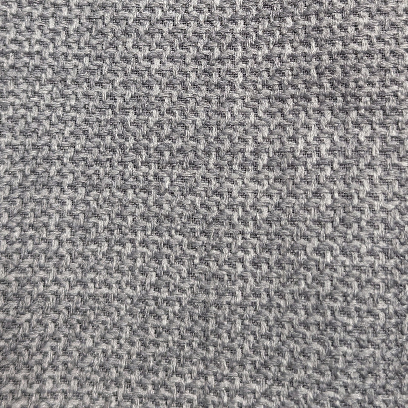 Uni Kissenhülle in silber in 40x40 cm