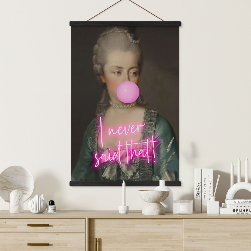 Stoffbild Marie Antoinette: I never said that - Grace Digital Art