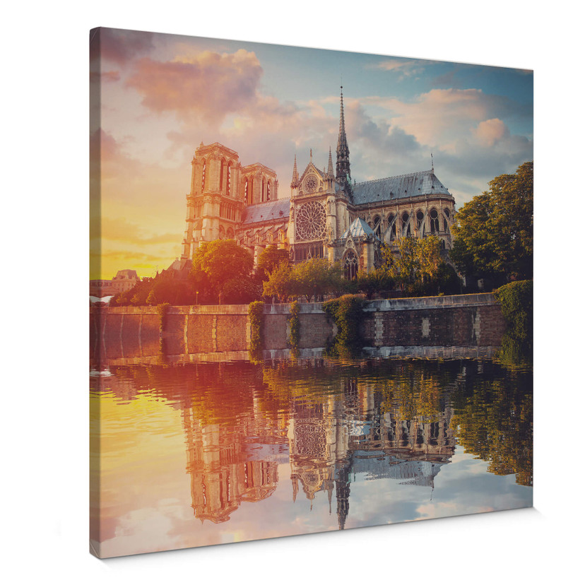 Obraz na płótnie Notre Dame Paris - Square