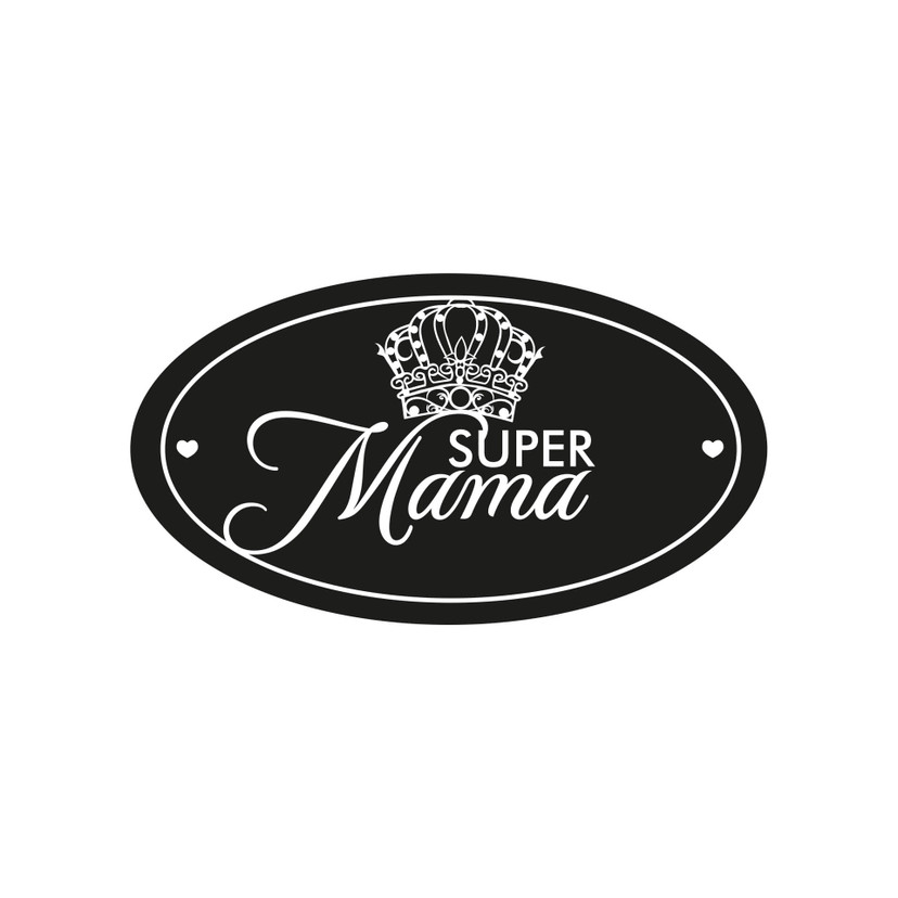 Wallsticker - Prinsesse Super Mama